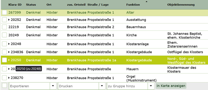 Beispiel Dreiecke